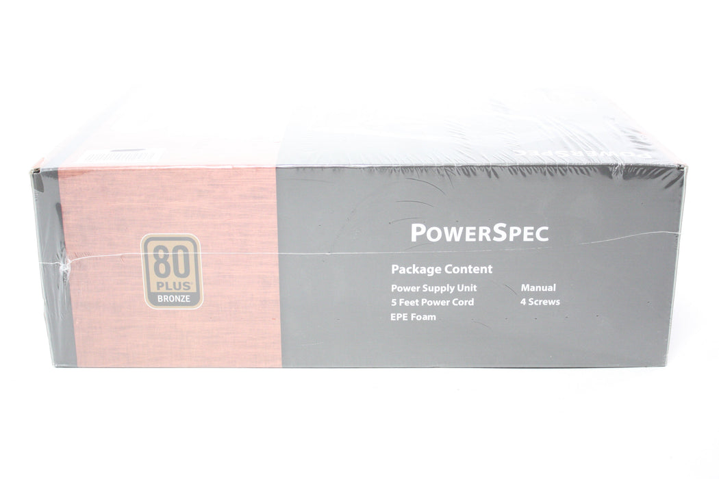 PowerSpec 550W 80 Plus Bronze Power Supply UNOPENED
