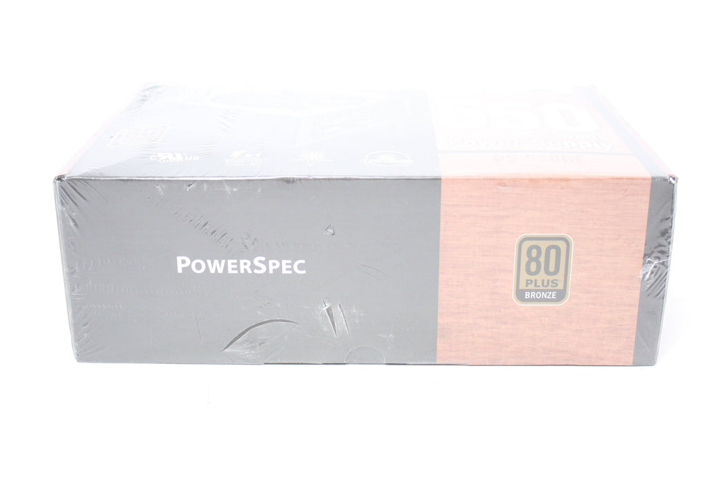 PowerSpec 550W 80 Plus Bronze Power Supply UNOPENED