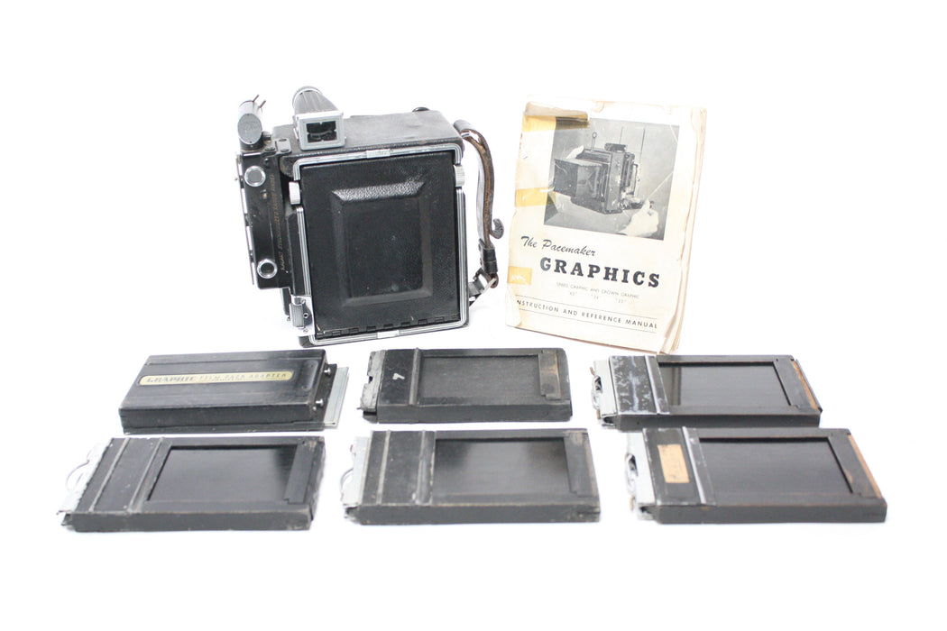 Graflex Speed Graphic 2x3 Camera with Graflex 101mm f/4.5 Optar Lens