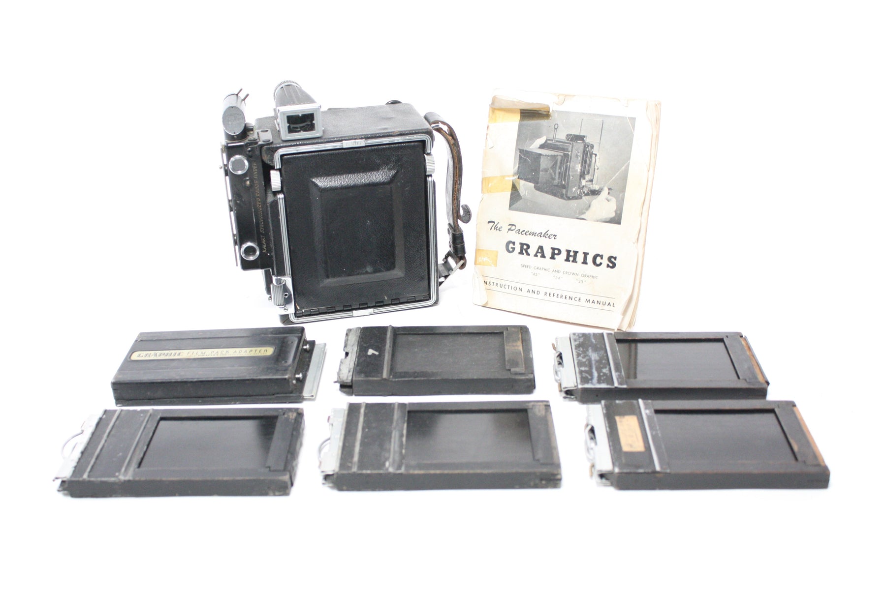 Graflex Speed Graphic 2x3 Camera with Graflex 101mm f/4.5 Optar Lens