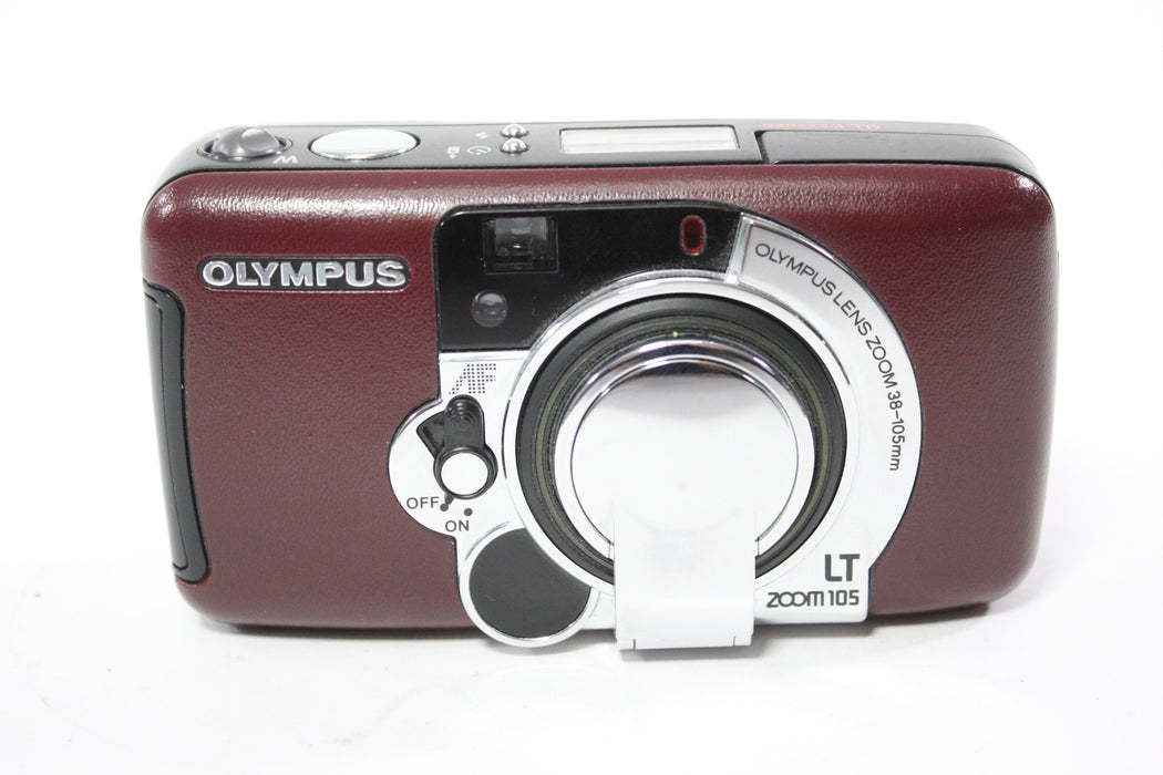 Olympus LT Zoom 105 35mm Point and Shoot Camera (Burgundy)