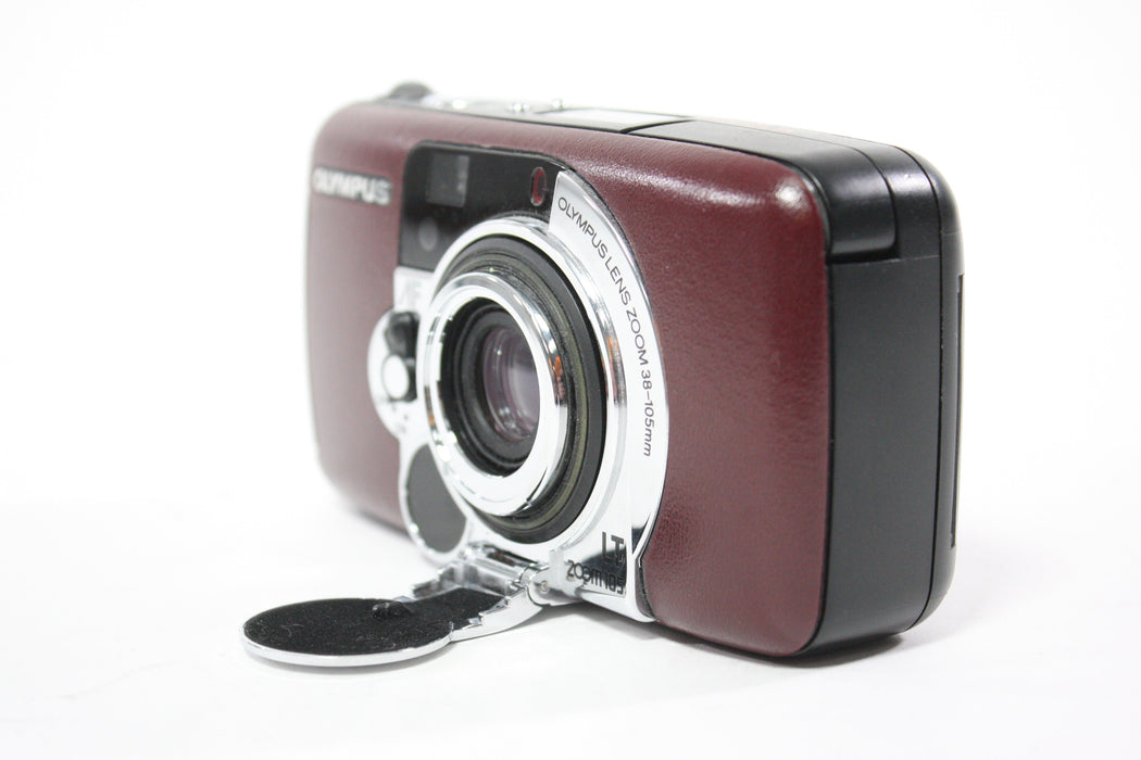 Olympus LT Zoom 105 35mm Point and Shoot Camera (Burgundy)
