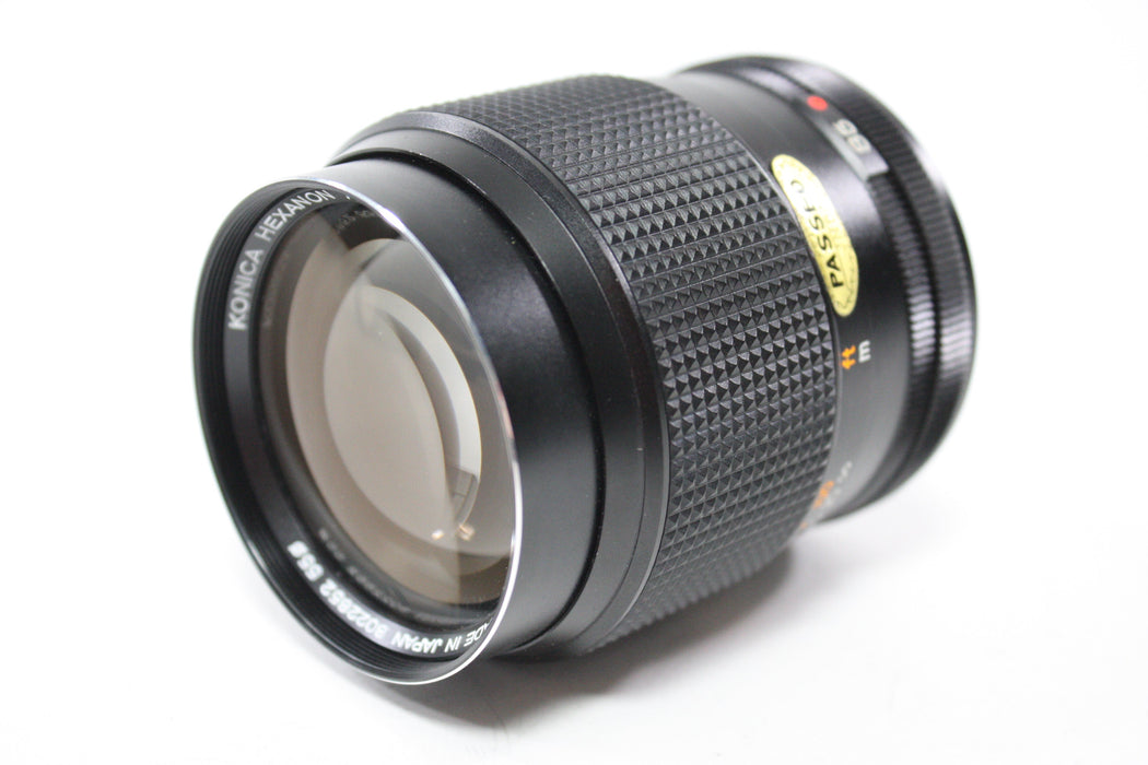 Konica 85mm f/1.8 AR Hexanon Lens for Konica AR Mount AS-IS