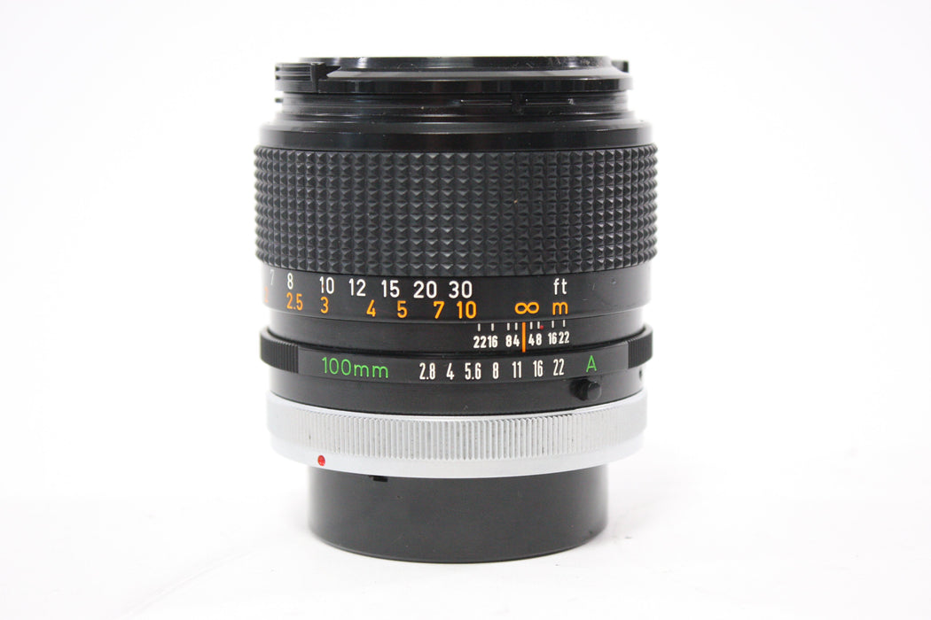 Canon 100mm f/2.8 SSC Lens for FD Mount AS-IS
