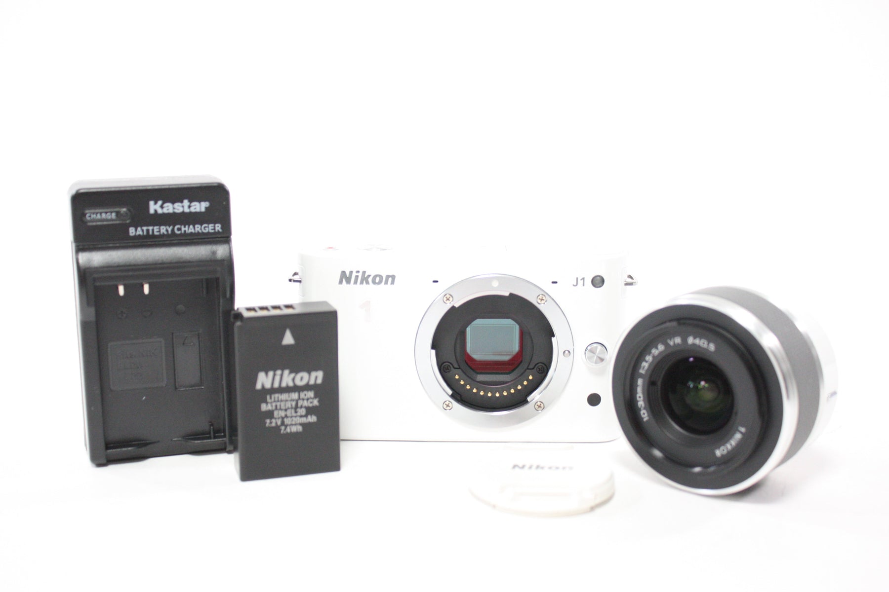 Nikon 1 J1 Digital Mirrorless Camera with 10-30mm f/3.5-5.6 Lens AS-IS