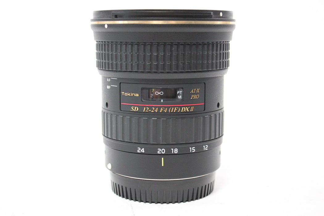 Tokina 12-24mm f/4 AT-X124 Pro DX II Lens for Canon EF Mount