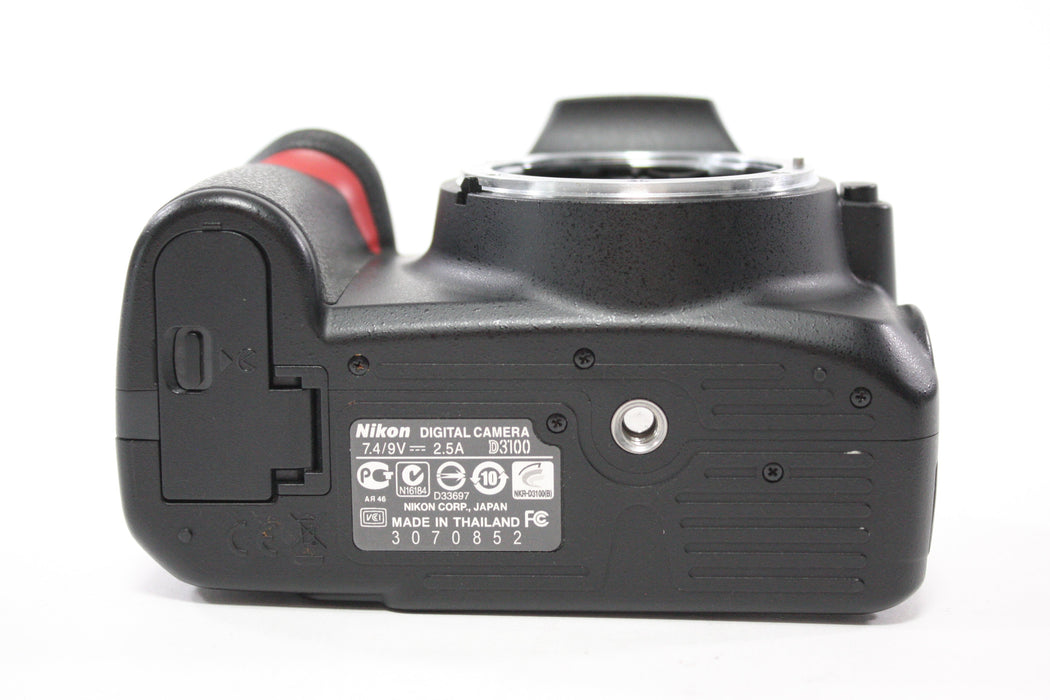 Nikon D3100 DSLR with Nikon 18-55mm f/3.5-5.6 G DX VR Lens with Shutter Count 5,115