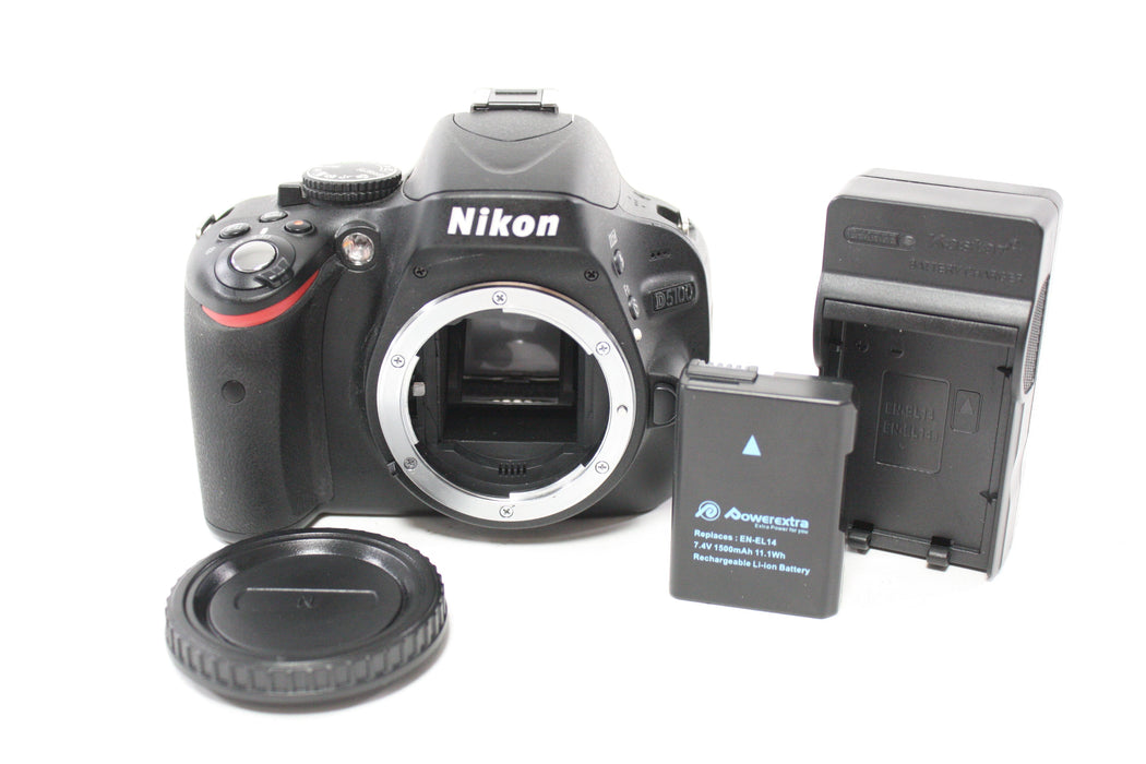 Nikon D5100 DSLR Camera Body with Shutter Count 1,659 AS-IS