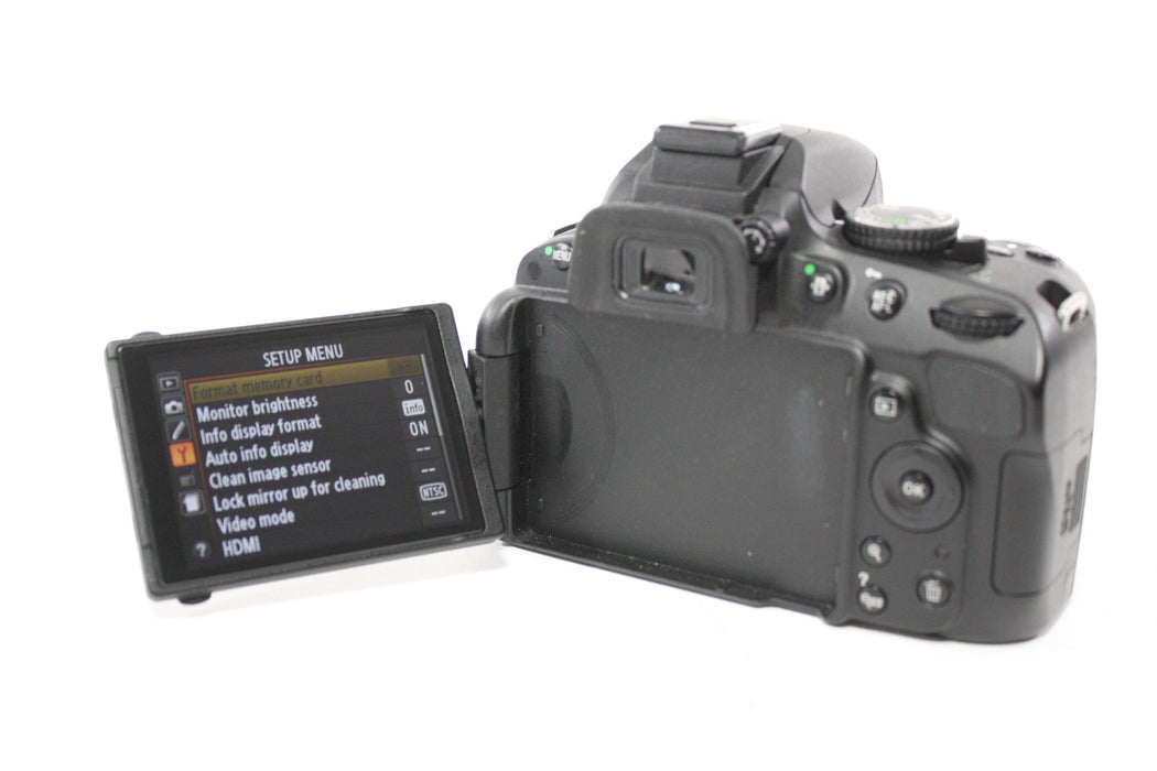 Nikon D5100 DSLR Camera Body with Shutter Count 1,659 AS-IS