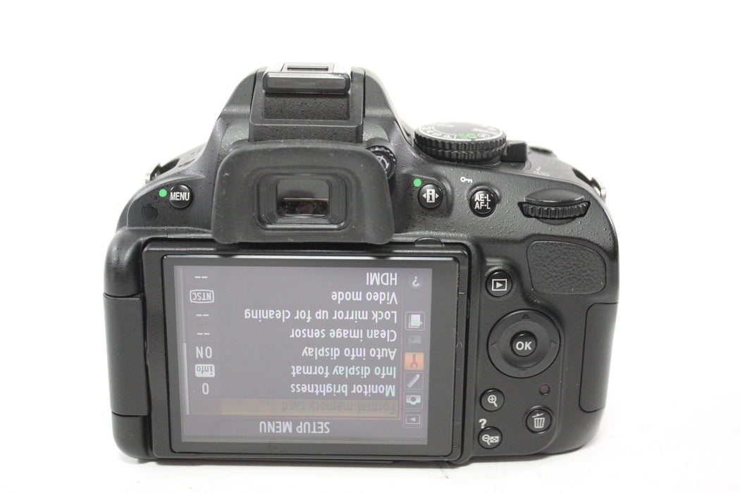 Nikon D5100 DSLR Camera Body with Shutter Count 1,659 AS-IS