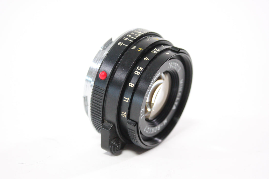Minolta 40mm f/2 M-Rokkor Lens for Leica M Mount