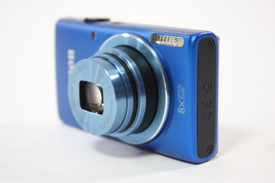 Canon Powershot ELPH 115 IS Digital Point and Shoot 8x Zoom 16.0mp (Blue)