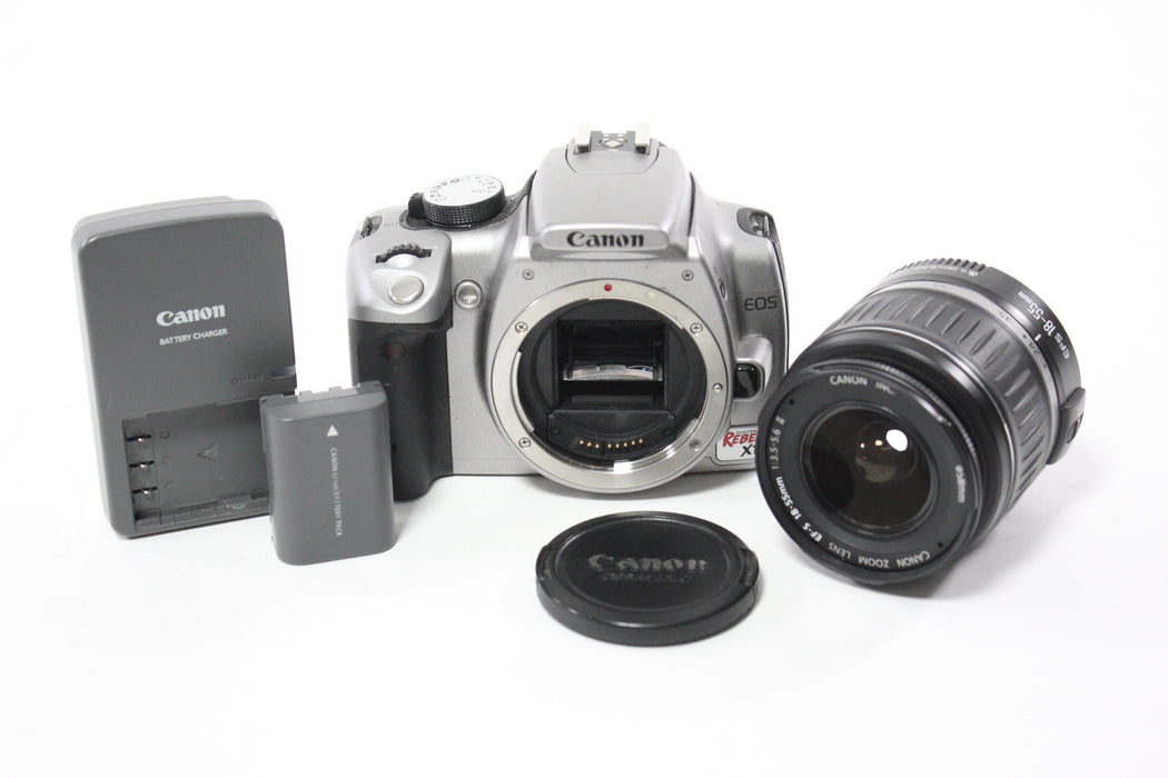 Canon Rebel XT DSLR Camera with 18-55mm f/3.5-5.6 II Lens