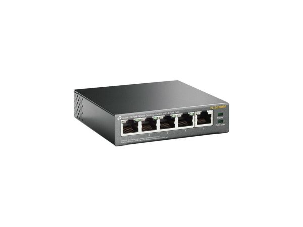 IRWR0239R2 - TP-Link TL-SG1005P 5-Port Gigabit Ethernet 1000Mbps Desktop Switch, 4 PoE Ports