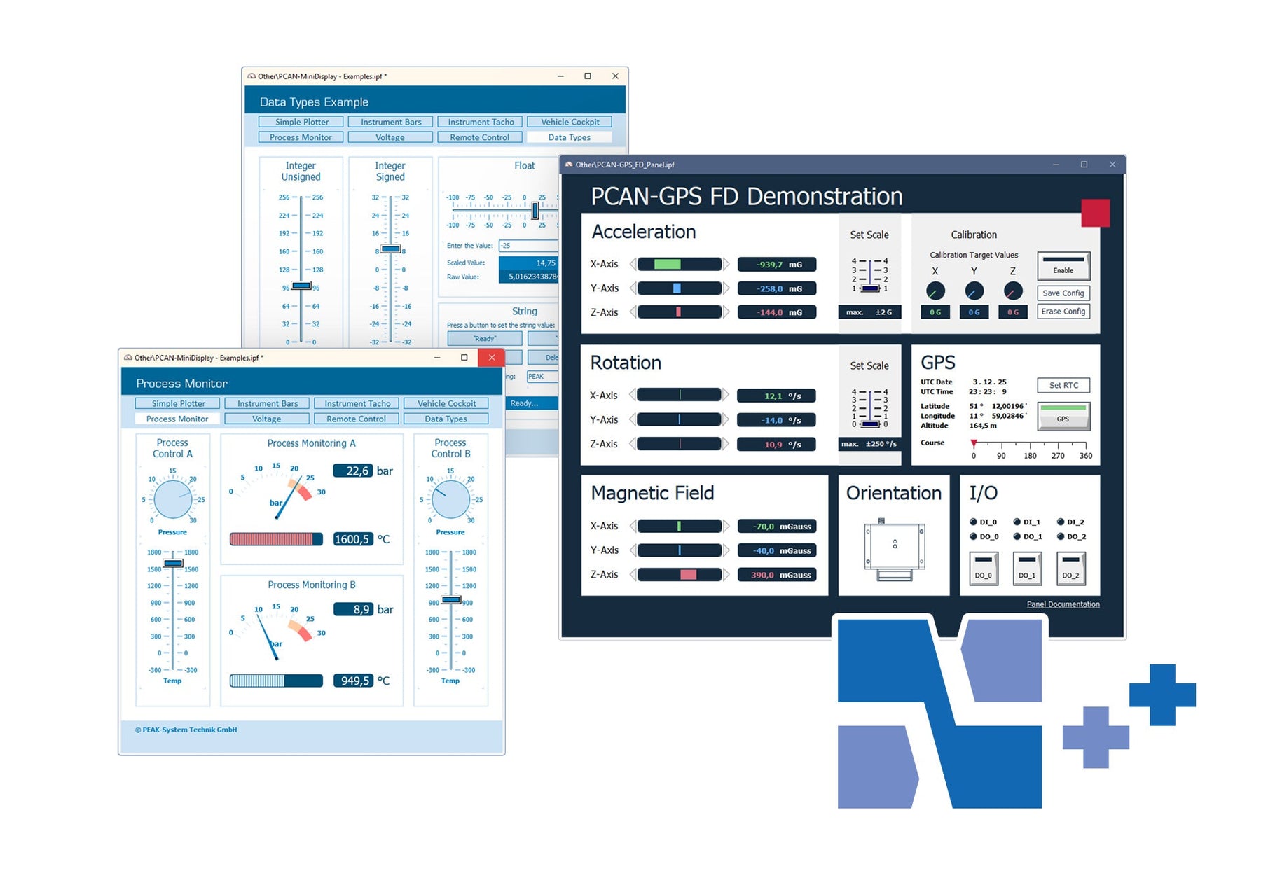 Instruments Panel: Add-In for PCAN Explorer 7