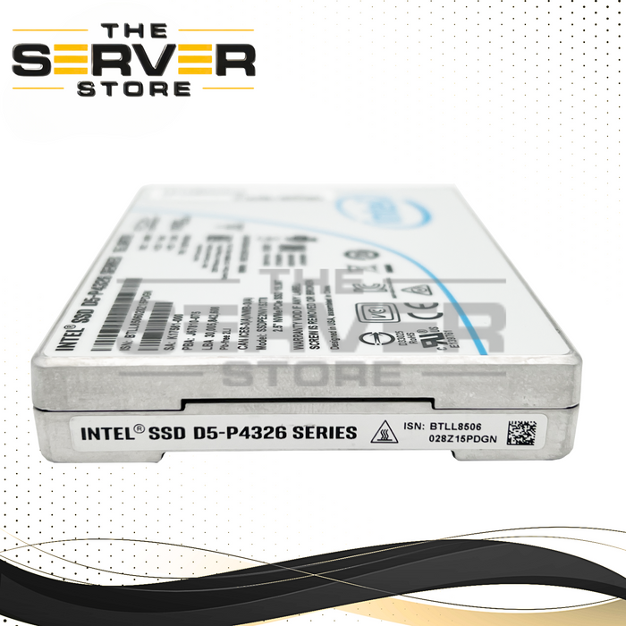 Intel 15.36TB NVMe U.2 PCIe Gen 3.0 x4 RI SFF 2.5" SSD D5-P4326 Series SSDPE2NV153T8