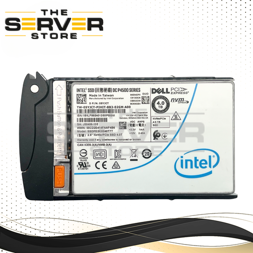 Intel 4TB NVMe U.2 PCIe Gen 3.0 x4 RI SFF 2.5" SSD DC P4500 SSDPE2KX040T7T for Supermicro Server