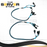 Intel Amphenol OCuLink (SFF-8611) AIC/HSBP Cable Kit - Part 1 & 2 - for 2U 8-Port NVMe SSD Configuration (Straight/Right Angle Connectors). P/N: J16188-002.