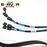 Intel Amphenol OCuLink (SFF-8611) AIC/HSBP Cable Kit - Part 1 & 2 - for 2U 8-Port NVMe SSD Configuration (Straight/Right Angle Connectors). P/N: J16190-002.