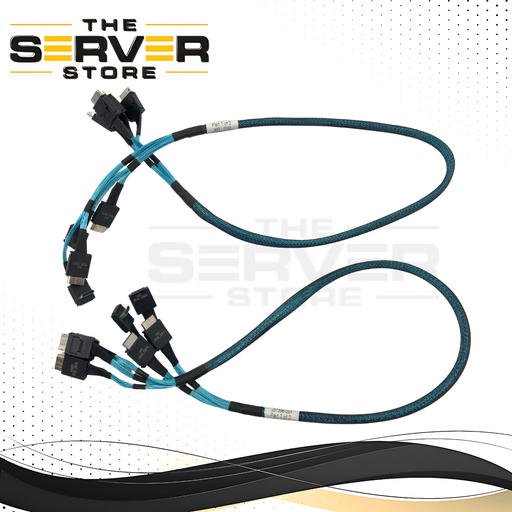 Intel Amphenol OCuLink (SFF-8611) AIC/HSBP Cable Kit. Part 1 & 2. for 2U 8-Port NVMe SSD Configuration (Straight/Right Angle Connectors). P/N: J37396-001.