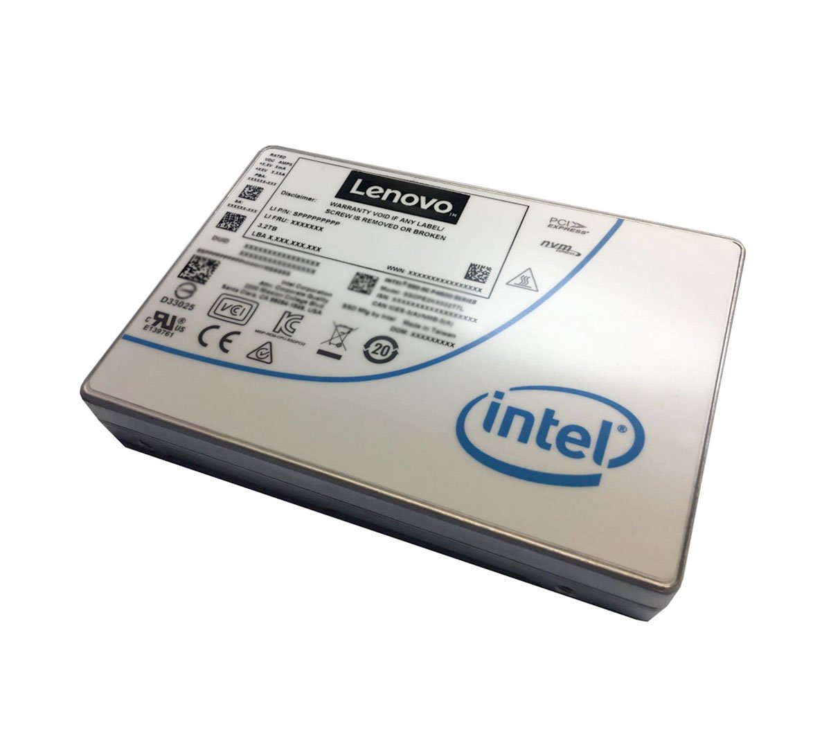 Intel D7-P5600 Series 3.2TB PCI Express 4.0 x4 NVMe 3D NAND TLC U.2 2.5-inch Solid State Drive (SSD) - SSDPF2KE032T9L