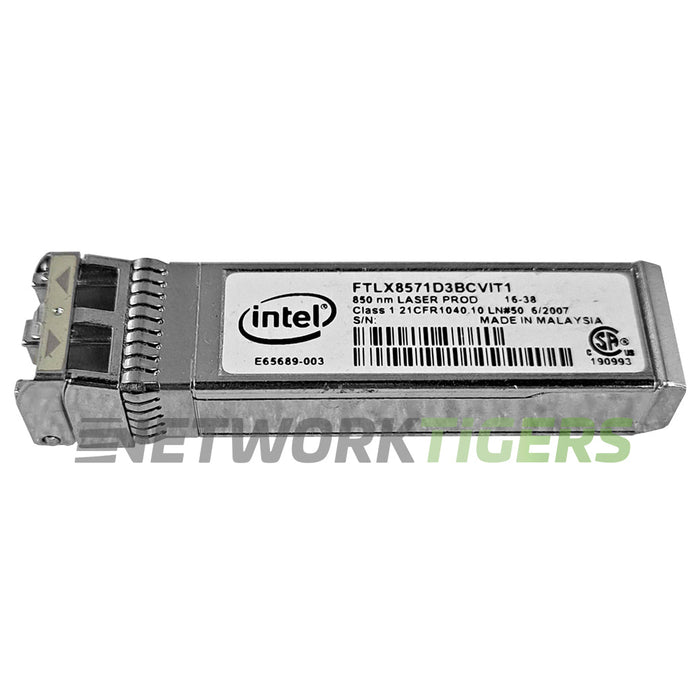 Intel E10GSFPSR FTLX8571D3BCVIT1 10GB BASE-SX 850nm MMF LC SFP+ Transceiver