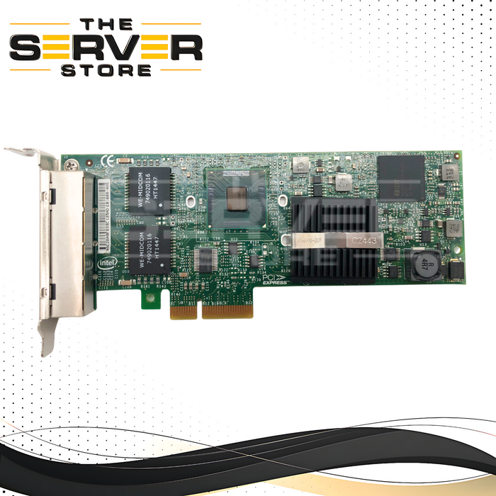 Intel ET2 Quad-Port 1GbE RJ-45 Low Profile Server Adapter NIC E1G44ET2BLK