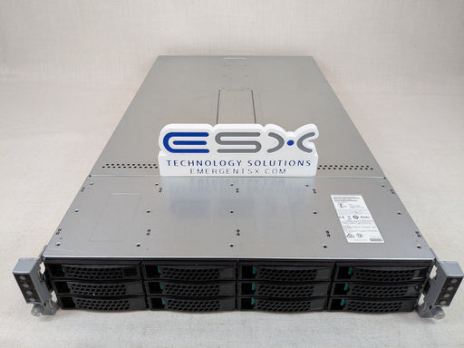 Intel H2000 2U 12x 3.5” 4 Node S2600KP Server 8x 14C E5-2680v4 2.4GHz CPU, Rails
