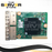 Intel Quad-Port 1GbE RJ-45 I/O Expansion Module. Based on Intel 82580 Controller. P/N: SYM-340-1138-00.