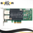 Intel X550-T2 10GbE Dual-Port Ethernet Converged Network Adapter (CNA), RJ45 Ports, Low-Profile Bracket. P/N: X550T2G1P5.