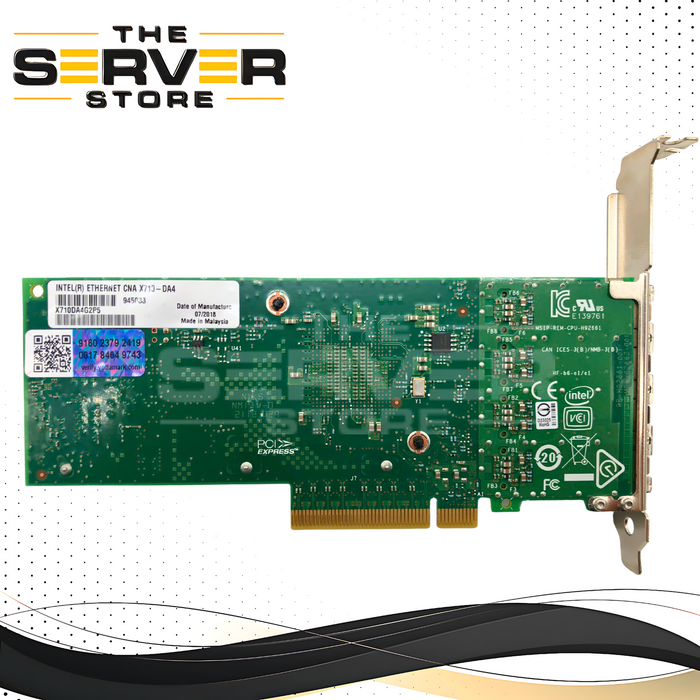 Intel X710-DA4 Quad-Port 10GbE SFP+ PCIe Converged Network Adapter X710DA4G2P5