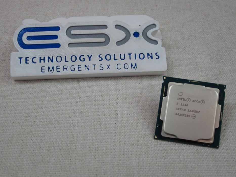 Intel Xeon 4-Core E-2234 @ 3.6GHz 8MB 71W LGA1151 Processor SRFAX CPU