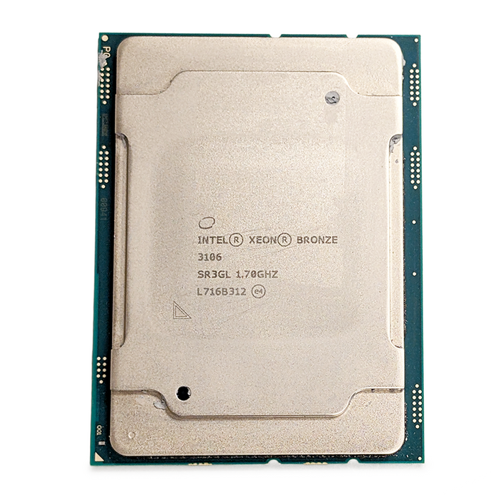 Intel Xeon Bronze 3106 (1.7GHz / 8C / 85W / 11MB) Processor | SR3GL