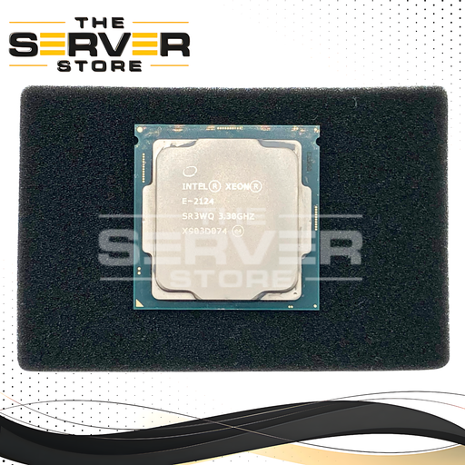 Intel Xeon E-2124 3.3GHz Quad-Core 4-Thread 8GT/s 8MB Cache LGA1151 71W Processor. P/N: SR3WQ.