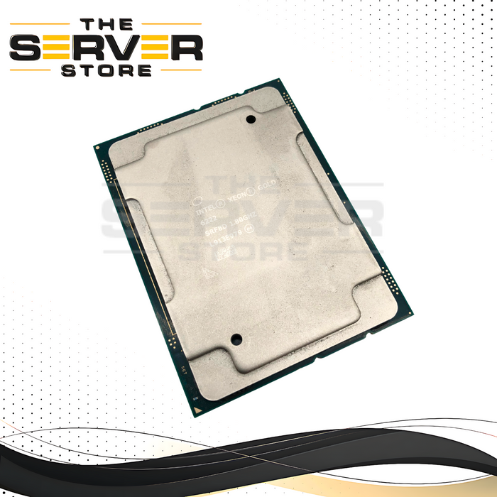 Intel Xeon Gold 6222 20-Core 1.80GHz 27.5MB LGA 3647 CPU Processor SRF8D