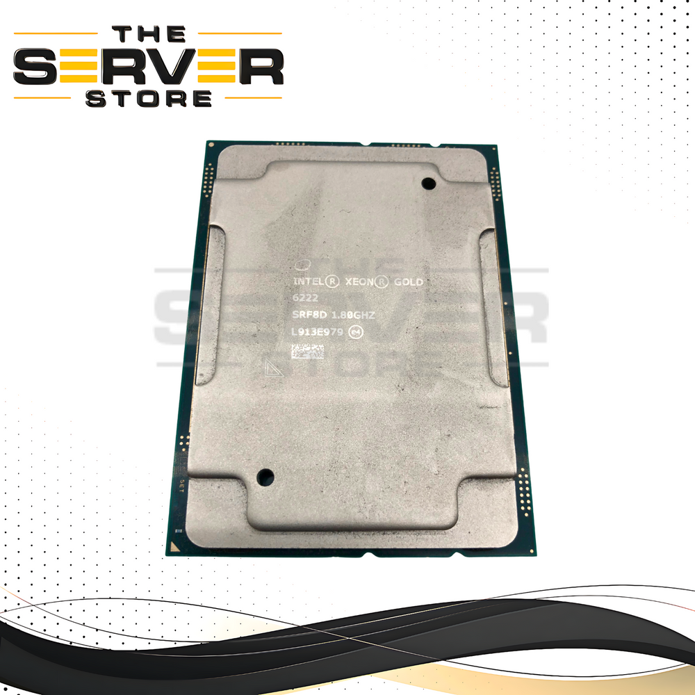 Intel Xeon Gold 6222 20-Core 1.80GHz 27.5MB LGA 3647 CPU Processor SRF8D