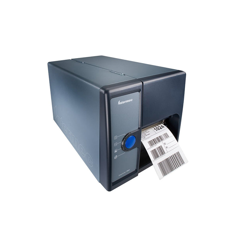 Intermec PD41 300 dpi 4 ips Ethernet, Serial, Parallel Label Taken Sensor Thermal Transfer Desktop Industrial Barcode Label Printer - PD41BJ1100002030