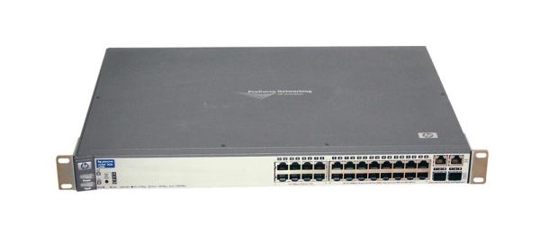 J4900-69301 - HP ProCurve Switch 2626 24-Ports EN Fast EN 10Base-T 100Base-TX + 2x10/100/1000Base-T/SFP (mini-GBIC) 1U Rack-Mountable Stackable