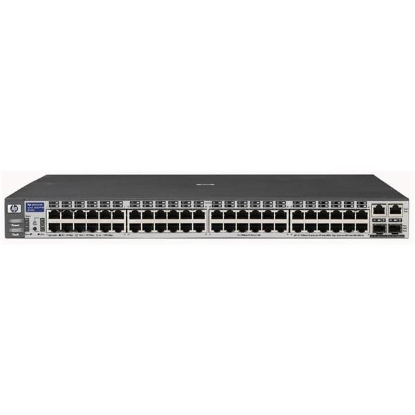 J8165-61001 - HP ProCurve Swtich 2650 PWR A Managed 50 Port Switch with 48 Auto Sensing 10/100 Ports and 2 Dual Personality