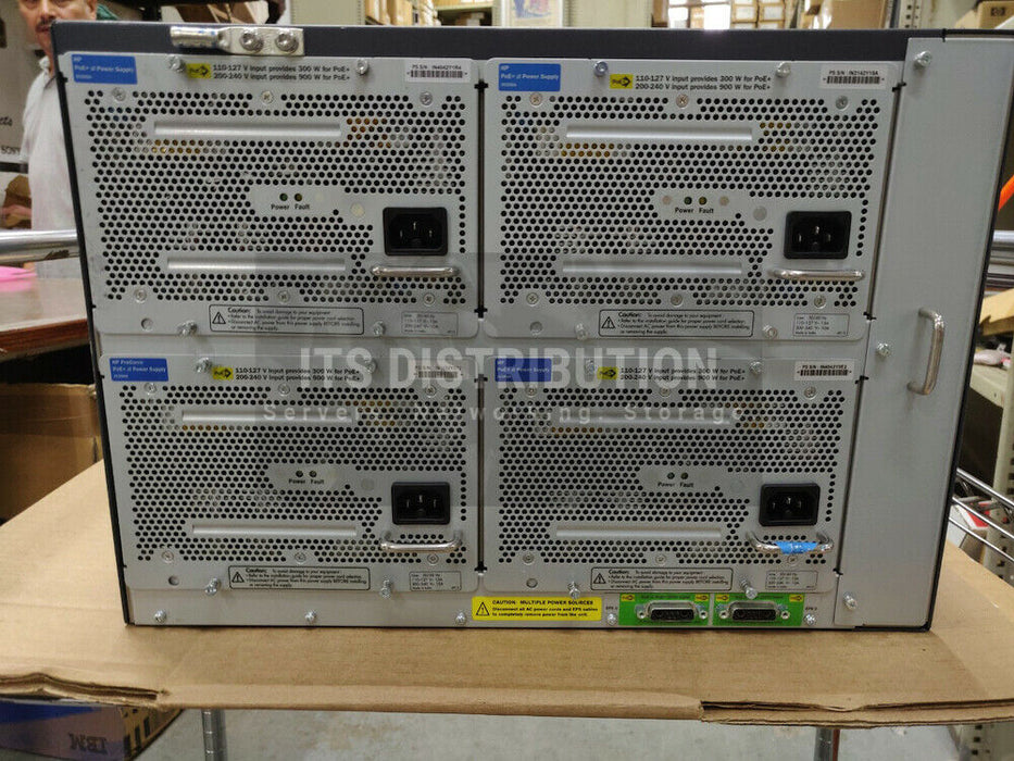 J8698A I BUNDLE HP 5412ZL Edge Switch With 6 J9534A 6 J8702A 4 J9306A 1 J8726A