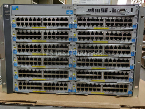 J8698A I BUNDLE HP 5412ZL Edge Switch With 6 J9534A 6 J8702A 4 J9306A 1 J8726A
