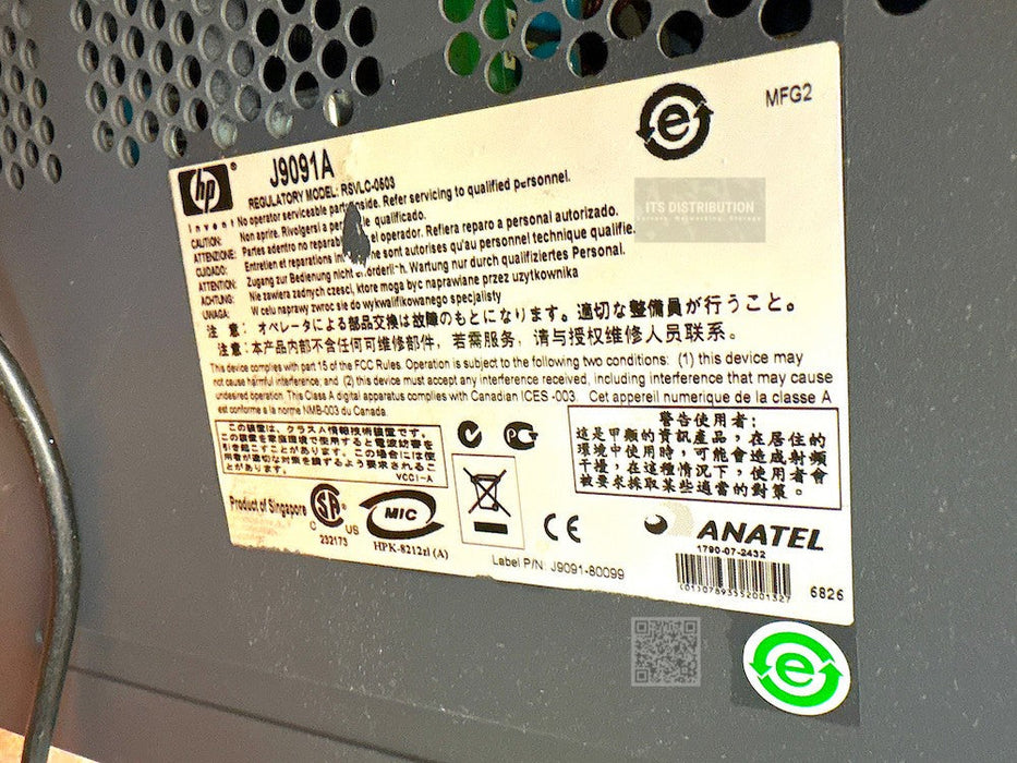 J8715A I LOADED HP ProCurve 8212zl J9546A J9537A J9538A J9536A J9534A 4x J9306A