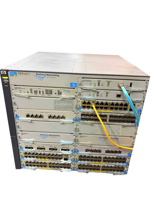 J8715A I LOADED HP ProCurve 8212zl J9546A J9537A J9538A J9536A J9534A 4x J9306A
