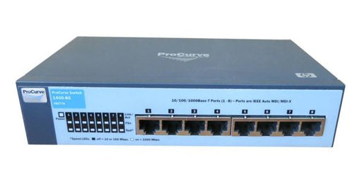 J9077-61102 - HP ProCurve 1400-8G Unmanaged Gigabit Ethernet Switch 8 x 10/100/1000Base-T LAN