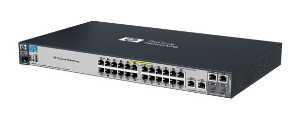 J9138A - HP ProCurve E2520-24-PoE Ethernet Switch 2 x SFP (mini-GBIC) Shared 2 x 10/100/1000Base-T 24 x 10/100Base-TX LAN