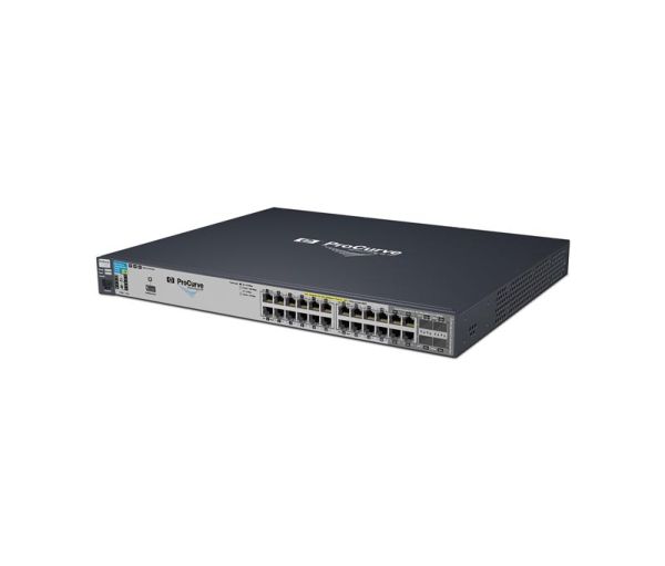 J9146-61201 - HP Procurve E2910al-24G-PoE Ethernet Switch 4 x SFP (mini-GBIC) Shared 24 x 10/100/1000Base-T LAN