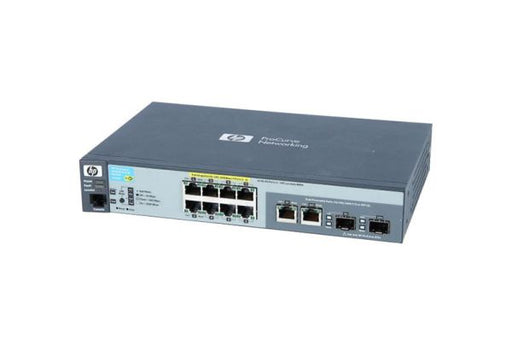 J9298A#ABA - HPE Procurve 2520G Series 8-Ports 10/100/1000BASE-T PoE Layer 2 Desktop Managed Network Switch with 2-Ports SFP