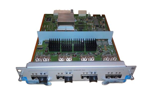 J9538A - HP 8-Ports 10GbE SFP+ v2 Network Module for E5400 and E8200 zl Series