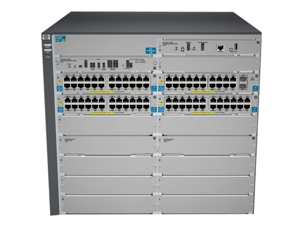 J9639A - HP E8212-92G-PoE Switch Chassis Manageable 10 x Expansion Slots PoE Ports