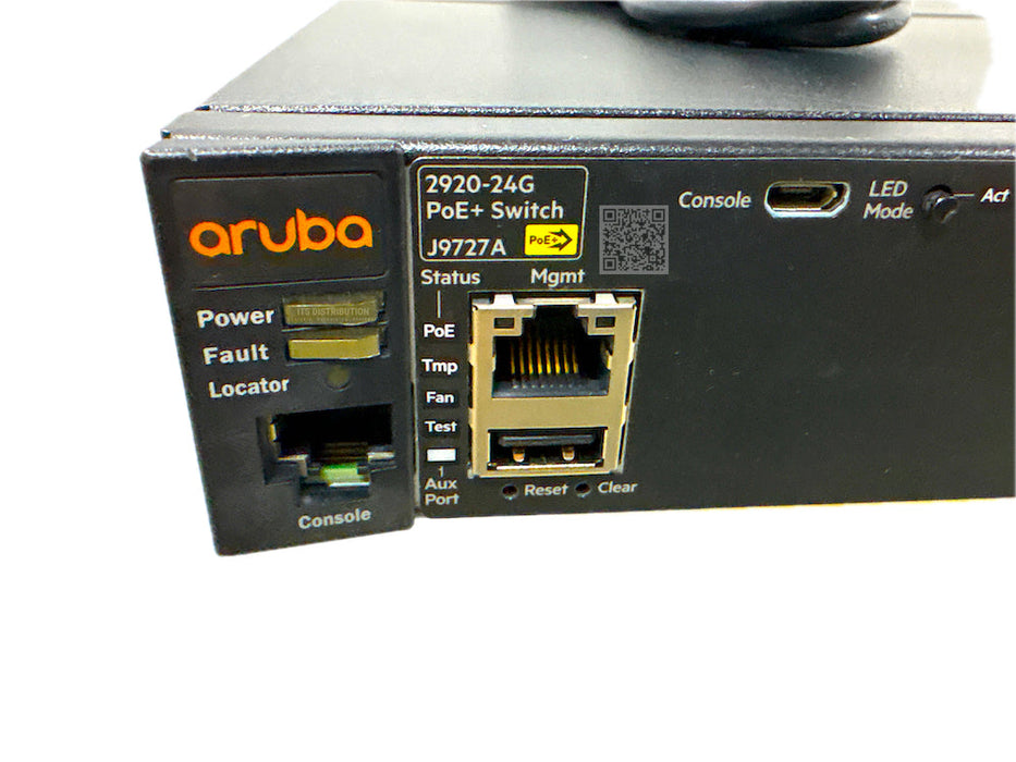 J9727A I HPE Aruba 2920-24G-POE+ Switch + J9733A Module